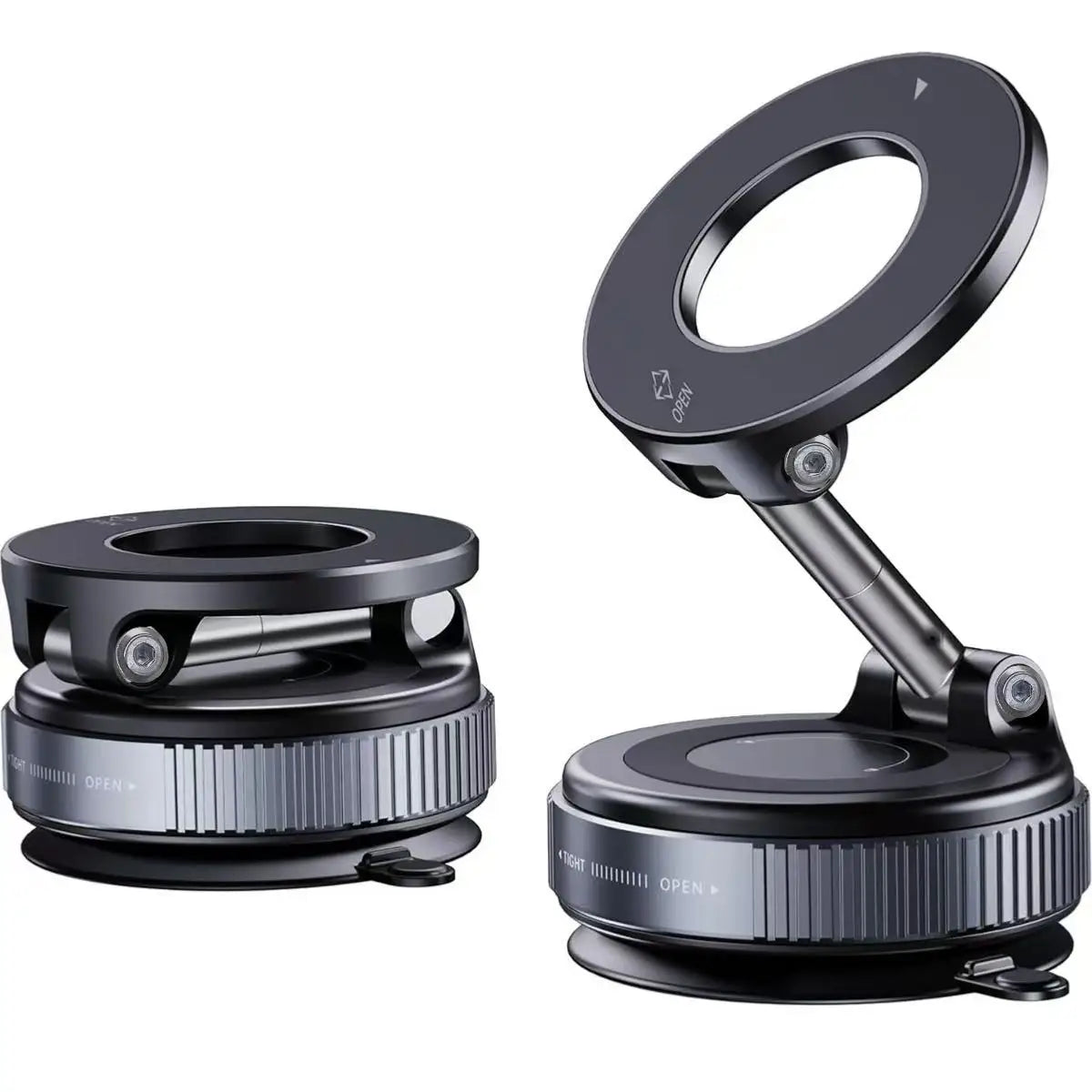 Foldable Magnetic Car Phone Mount with 360° Rotation