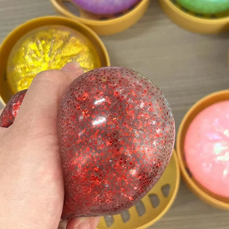 Glitter Dumpling Squishy Toy