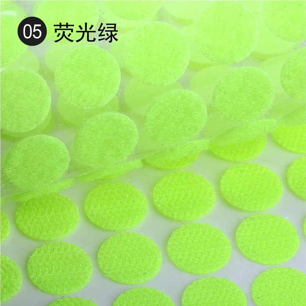 Self-Adhesive Hook & Loop Dots (100 Pairs)