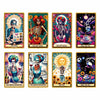 Pegatinas de Transferencia Térmica de Cartas del Tarot para Ropa