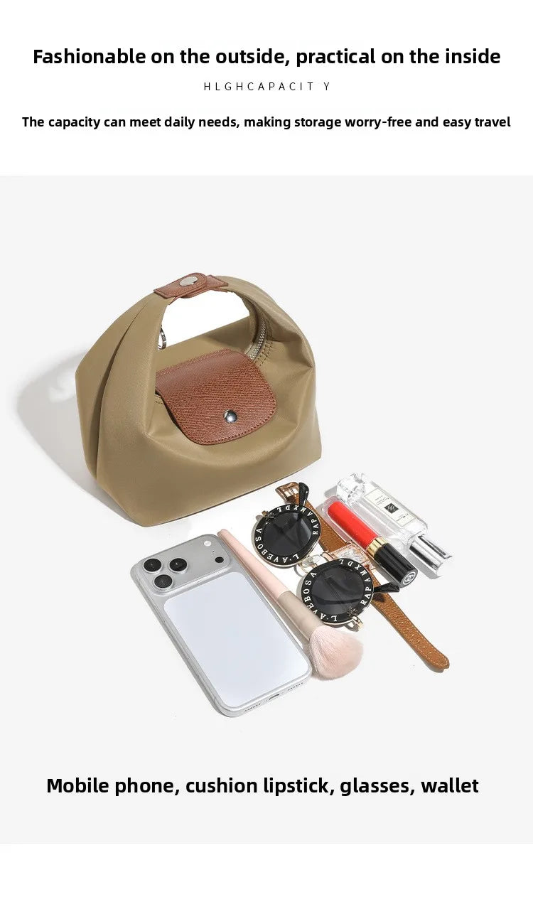 Lightweight Nylon Crossbody Bag with Adjustable Strap