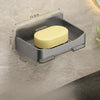 No-Drill Wall Mounted Soap Holder with Drainage