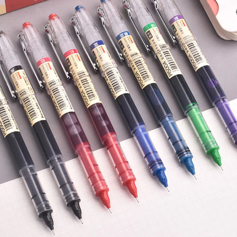 Smooth 0.5mm Gel Pens for School and Office – Set of 6