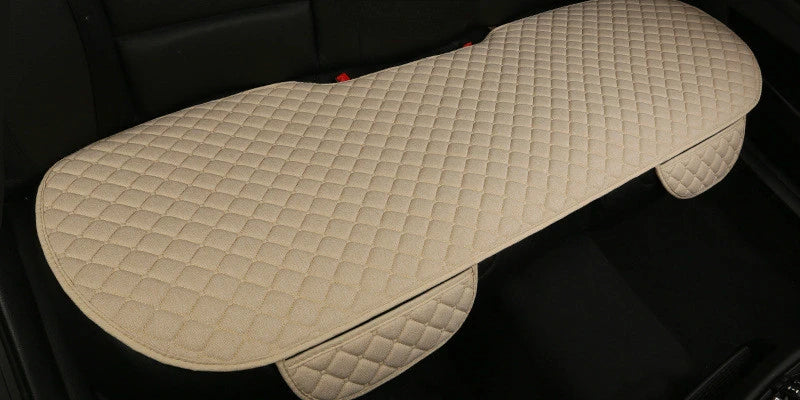 Breathable Linen Front Car Seat Cover