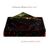 3-Piece Leopard Rose Print Duvet Cover Set