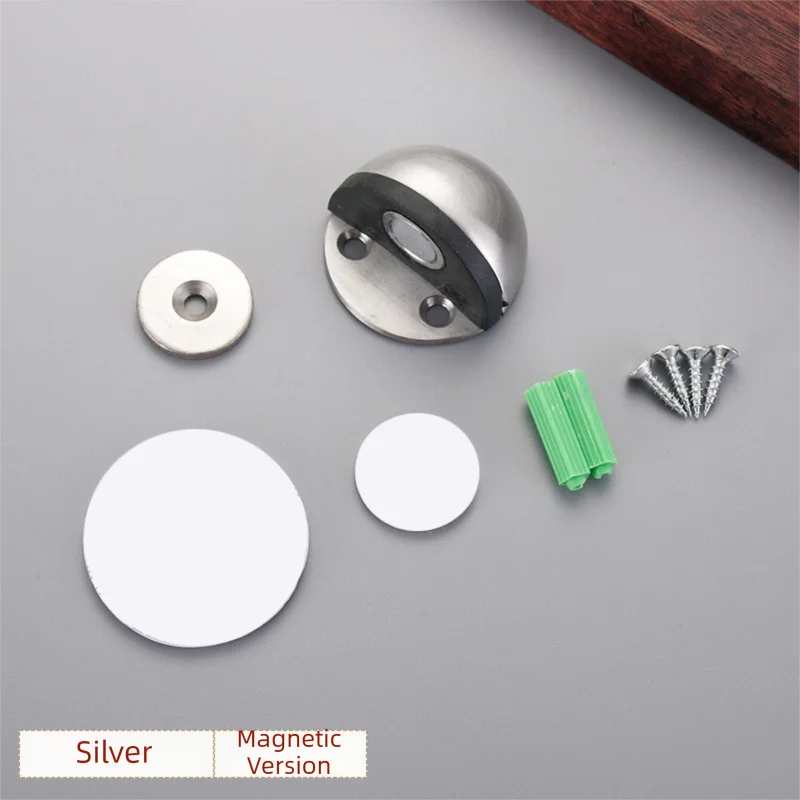 Magnetic No-Drill Door Stopper