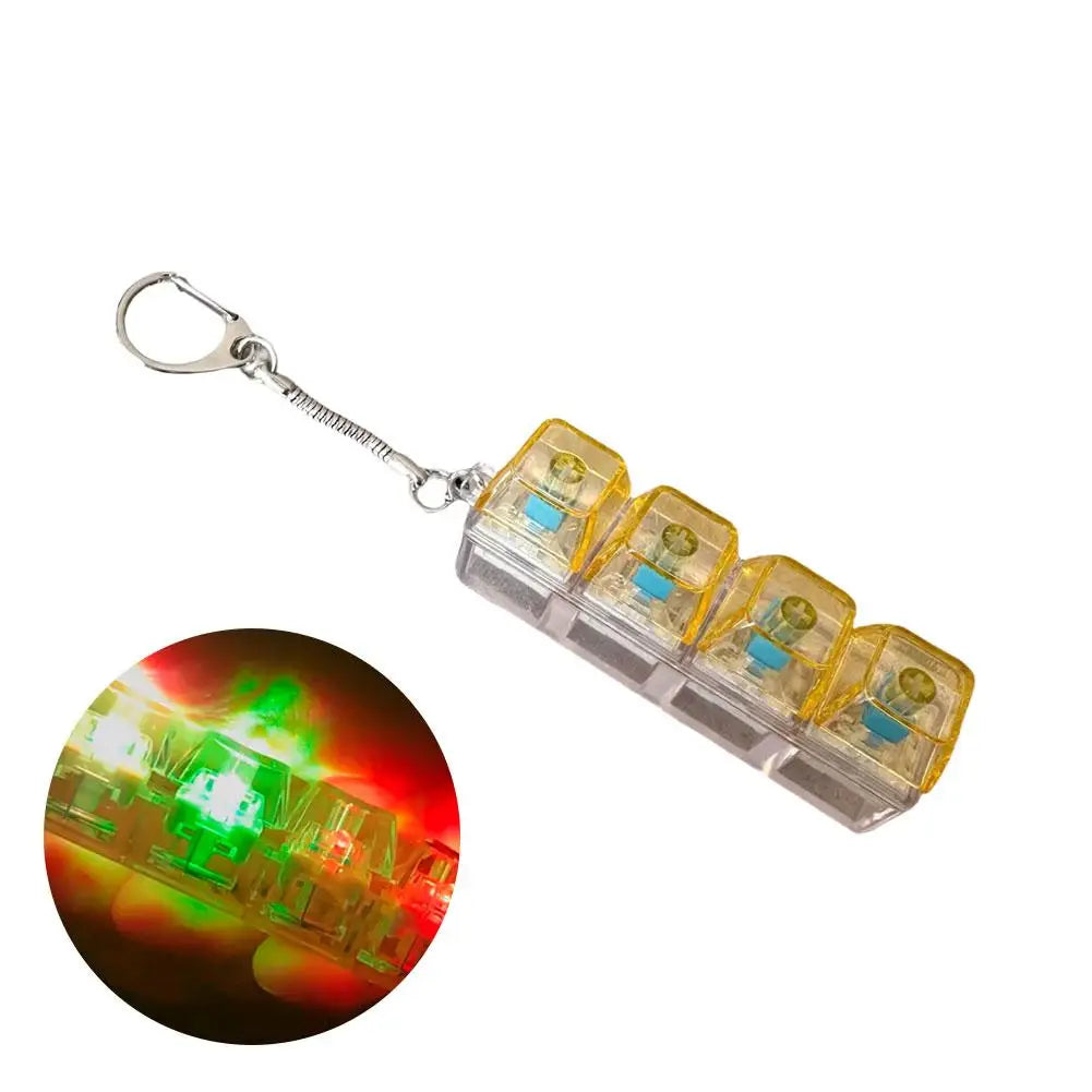 Kristall-Fidget-Keycap-Anhänger zur Stressbewältigung