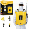 20V Battery-Powered Backpack Sprayer with Adjustable Pressure