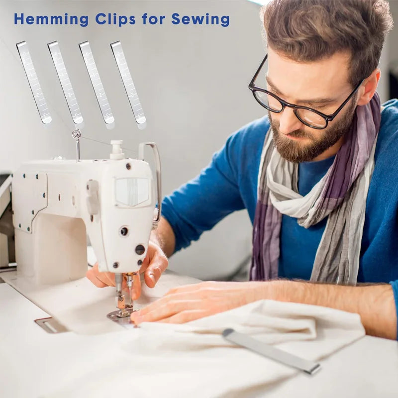 Stainless Steel Hemming Clips with Measuring Marks