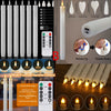 LED Flameless Taper Candles with Remote Control