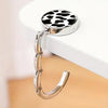 Zinc Alloy Folding Bag Hook with Wallet Clip