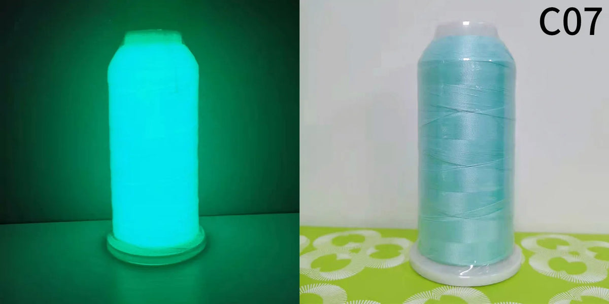 Glow-in-the-Dark Embroidery Thread for Sewing Projects