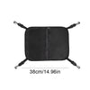 Black waterproof paddle board deck bag with cooler lining and adjustable straps