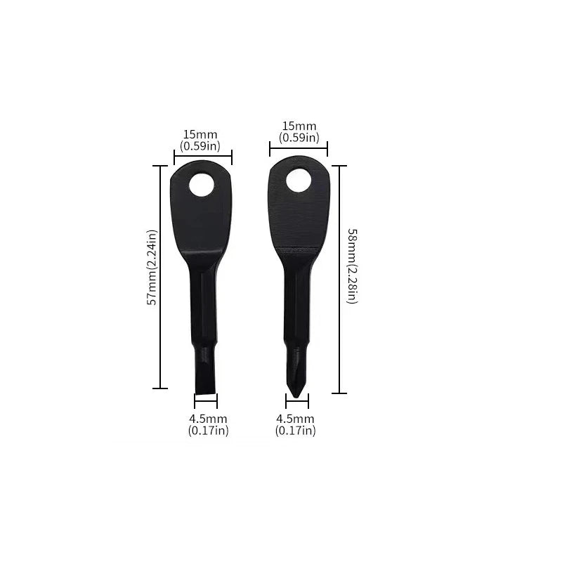 Mini Screwdriver Set with Keychain (2-Piece)