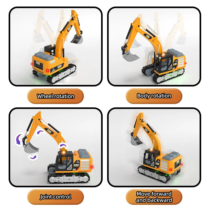 Mini RC Construction Vehicle Set