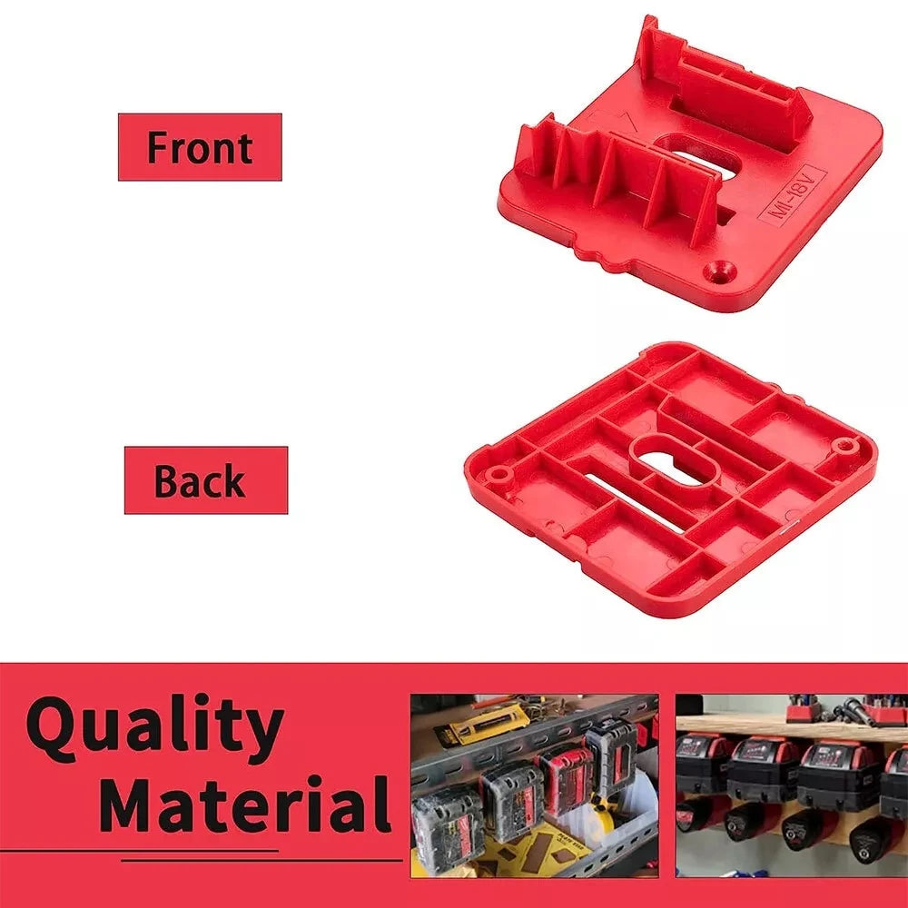 18V Li-ion Battery Storage Bracket for Milwaukee M18