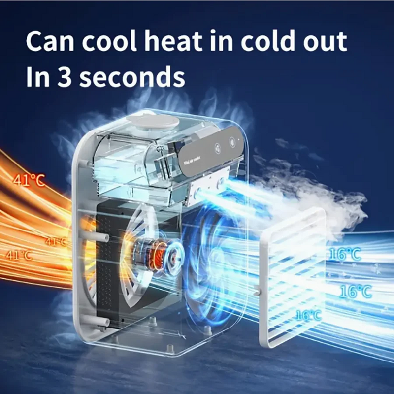 Portable Desktop Air Cooler with Humidifier