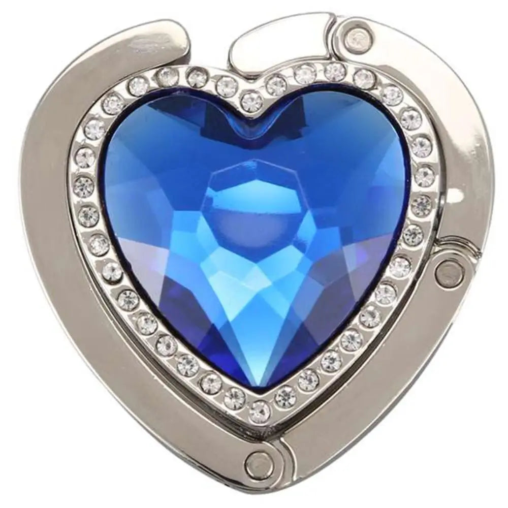 Heart Flower Metal Folding Bag Hook