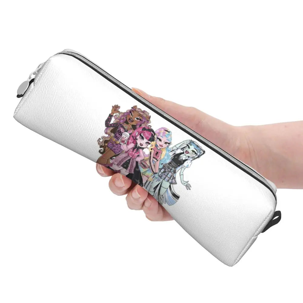 Monster High Pink Pattern Pencil Case