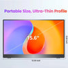 15.6" Portable FHD Monitor with USB-C & HDMI