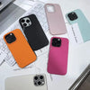 Candy Color Lychee Pattern Soft Silicone Phone Case