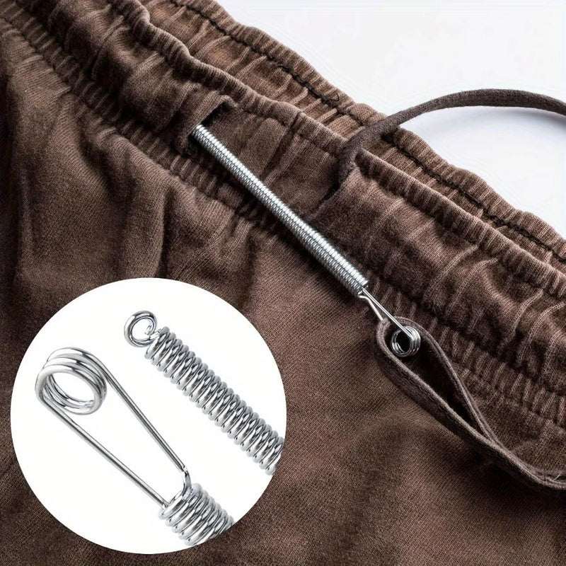 Spring-Loaded Drawstring Threader