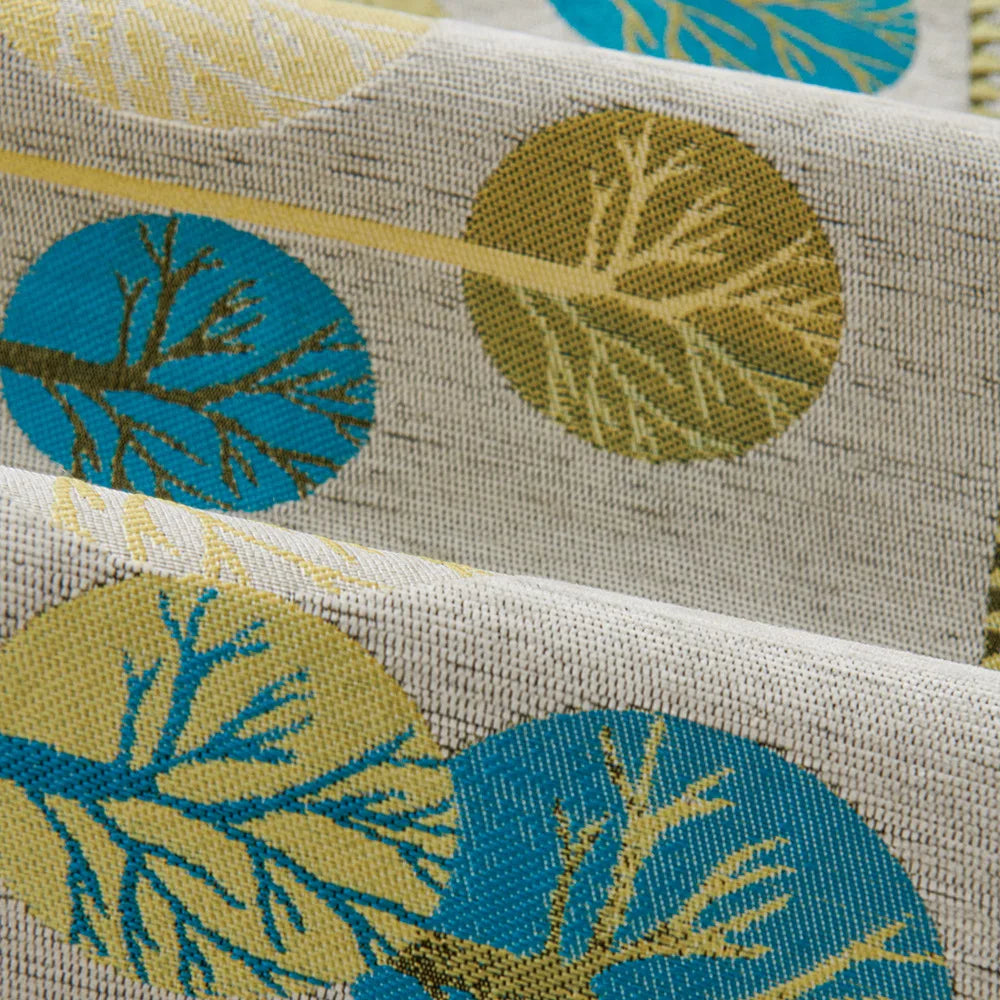 Chenille Jacquard Sofa Cover with Anti-Slip Backing