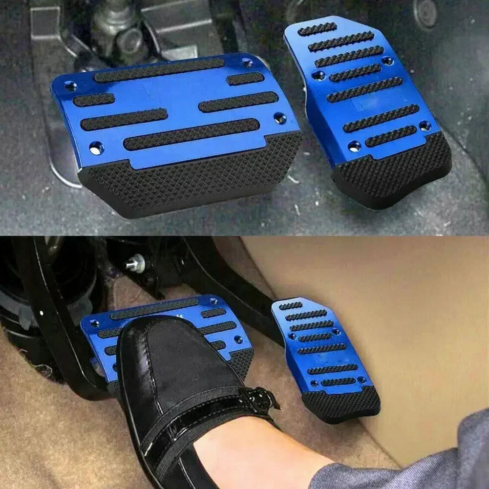 Non-Slip Aluminum Pedal Covers for Gas and Brake