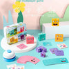 Wooden Face-Changing Cube Puzzle Game for Kids
