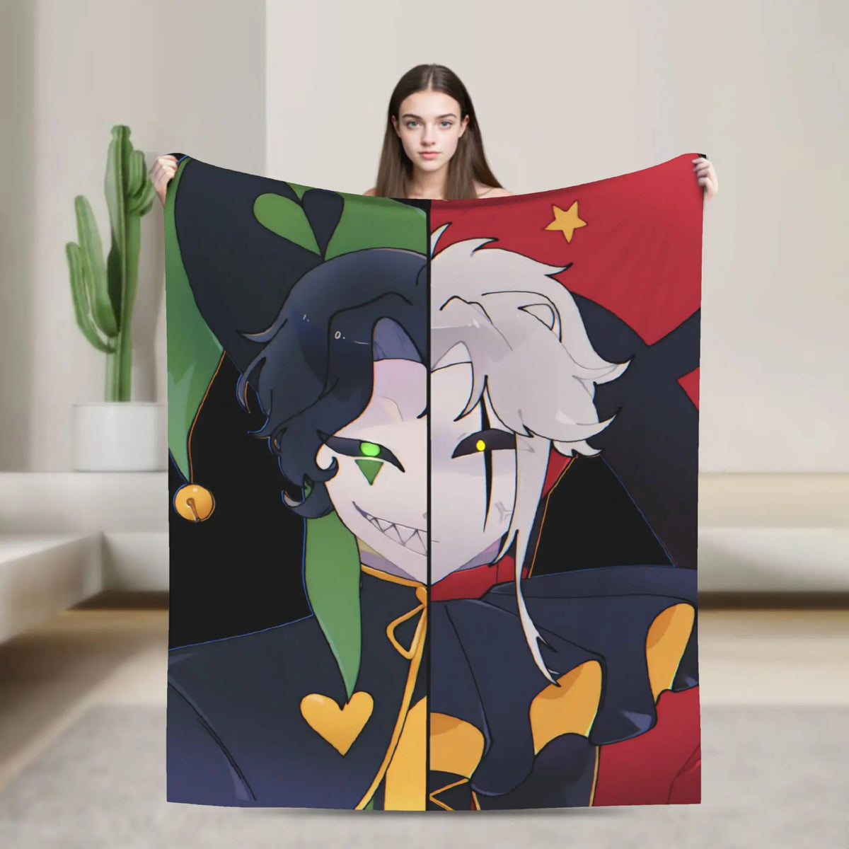 Cozy Circus Throw Blanket – Soft Fleece Plush for Year-Round Comfort