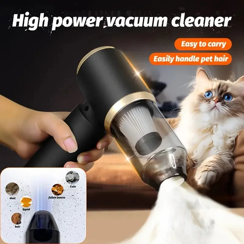 Portable Rechargeable Car and Home Vacuum with Blower Function