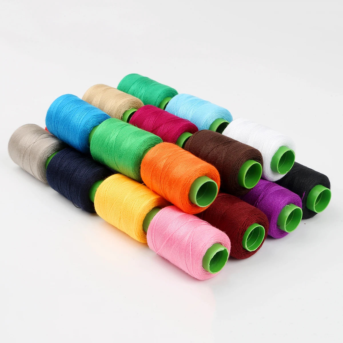 Premium Polyester Sewing Thread Spool - 300m, 24 Colors