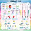 Cute Acrylic Beaded Ballpoint Pens – Set of 6