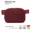 Cozy Fleece Crossbody Belt Bag