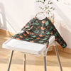 Snap Button Waterproof Baby Feeding Bib with Long Sleeves
