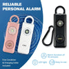 Personal Safety Siren with Strobe Light & Keychain