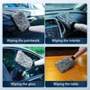 A set of ultra-soft microfiber cleaning brushes and gloves used for wiping car paint, interior, glass, and tables.