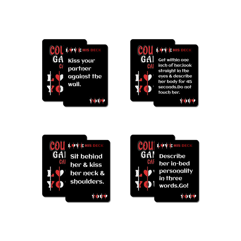 Intimate Couple's Challenge Card Game