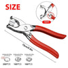 Snap Fastener Kit with Pliers – 400-Piece Metal Buttons
