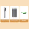 Three items shown: a calligraphy penholder, ten disappearing refills, and a pen gripper.