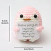 Handmade Crochet Amigurumi Doll with Love and Encouragement