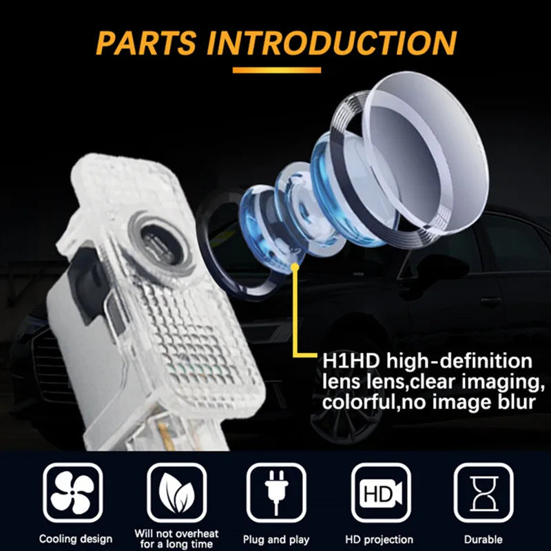LED Car Door Logo Projector Light