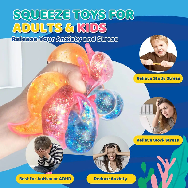 Squishy Axolotl Stress Relief Toy
