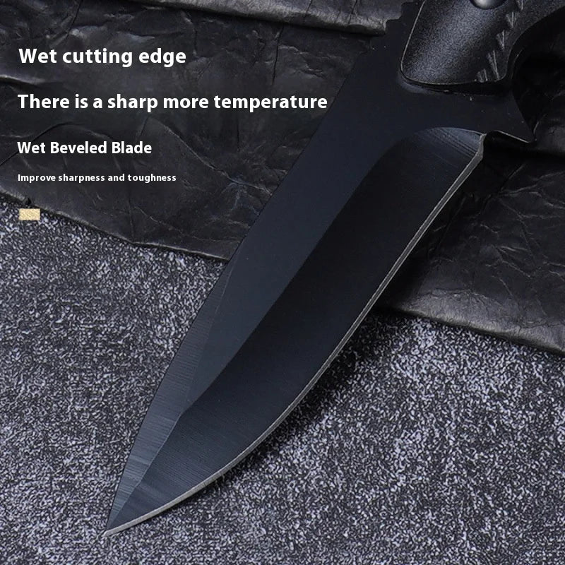 Stainless Steel Fixed Blade Outdoor Knife with Sheath