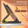 Support Pliant Ajustable pour Tablettes et Smartphones
