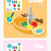 Kids Electric Toy Dishwasher with Automatic Water Cycle