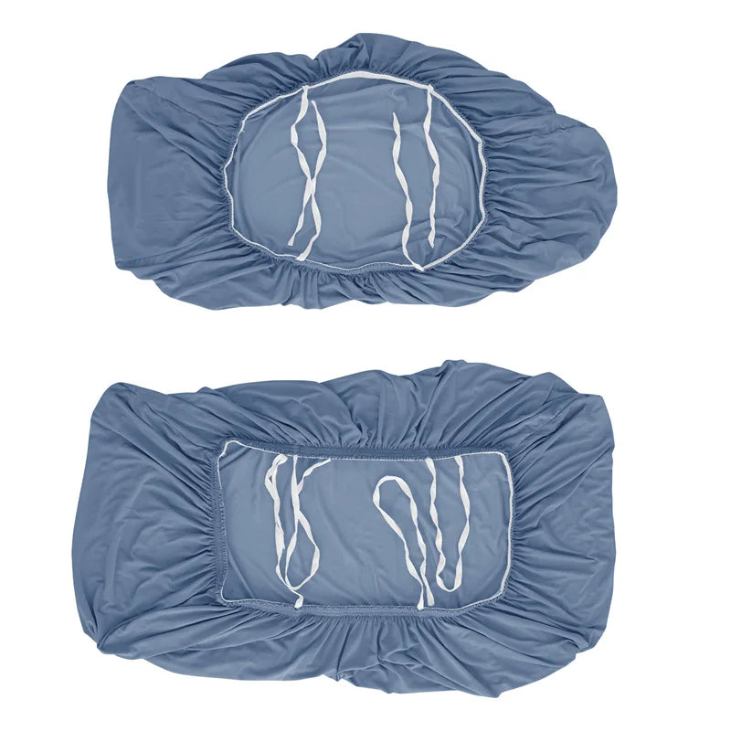 Stretchable RV Dinette Cushion Cover Set - 2 Piece Bench & Backrest Protector