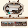 Versatile Water-Resistant Tote Bag with Laptop Sleeve and Cup Holder