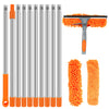 Extendable Double-Sided Window Cleaning Kit