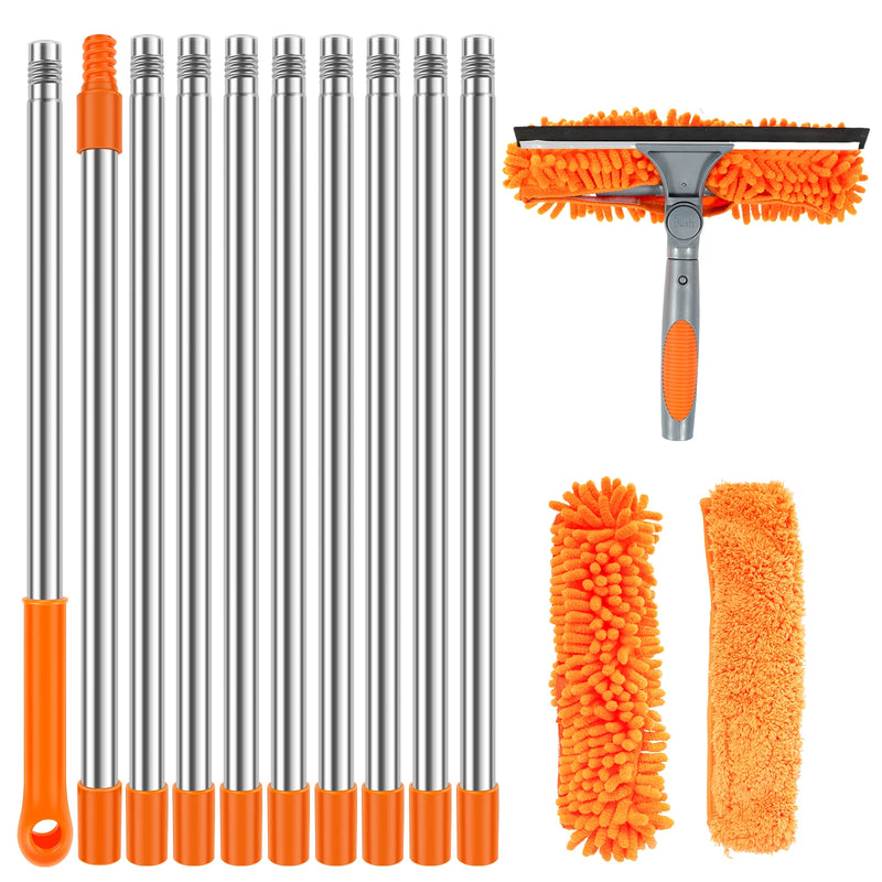 Extendable Double-Sided Window Cleaning Kit